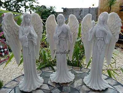 £13.95 • Buy GUARDIAN ANGEL ORNAMENT ~ HOME MEMORIAL GARDEN GRAVE ~  20cm FIGURINE