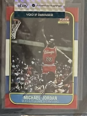1986 Fleet #57 Michael Jordan With Auto Ebay Authenticated • $2025