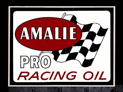 AMALIE Pro Racing Oil - Original Vintage 1960's Racing Decal/Sticker • $4.25