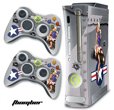 Skin Decal Wrap For Xbox 360 Original Gaming Console & Controller Xbox360 BOMB S • $8.95