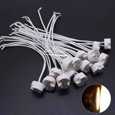 Socket Base Plug 5-50PCS MR16 MR11 GU5.3 G4 Led Lamp Holder Bulb Base With Wire • $9.04