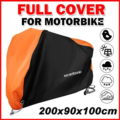 Motorcycle Cover Outdoor Moped Bike Rain Protector Snow For Honda PCX150 Medium • £12.99