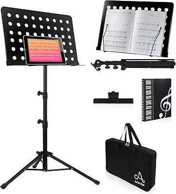 Sheet Music StandFull Metal19x14inches Oversized Sheet MusicDesktop Book Stan • $35