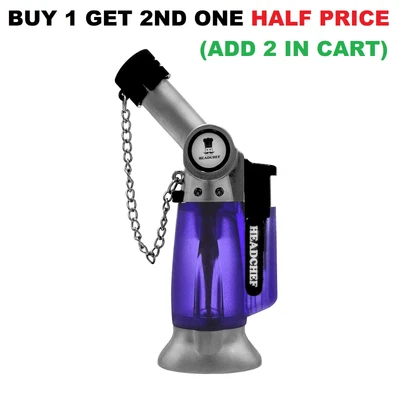 £12.99 • Buy Headchef Rotator Turbo Lighter Torch Jet Flame Windproof Refillable Gassless