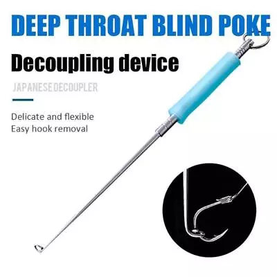 Fishing Hook Removal Detacher Tackle Disgorger Stainless Steel Remover Tool  • £1.25