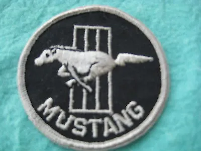 Vintage Ford Mustang Racing Patch  3   X 3   • $9