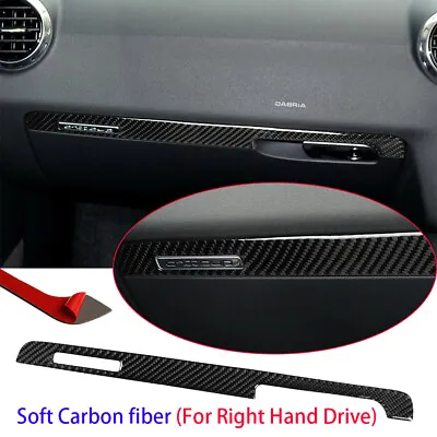 Carbon Fiber Dashboard Co-pilot Cover For Audi TT 8N 8J MK123 TTRS 2008-2014 RHD • $27.59