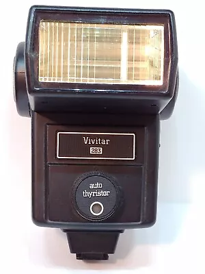 Vivitar Auto Thyristor 283 Flash For Canon Nikon Pentax Minolta Camera #4051416 • $22