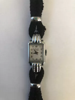 Vintage Deco Style Girard Perregaux Ladies Watch With Fancy Ribbed Lugs • $75.40