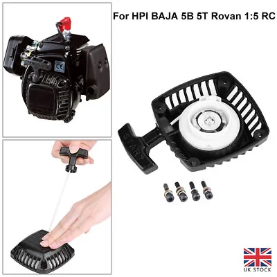 Pull Start Starter King Motor Zenoah Losi 1/5 Petrol RC For Rovan HPI BAJA 5B 5T • £12.99