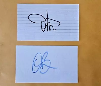 Johnny Depp Signed & Orlando Bloom Signed Autographs • $67.92