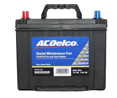 AcDelco Premium Battery S80D26R / MF80D26R / 364 / N50ZZMF 3 Year Warranty • $199