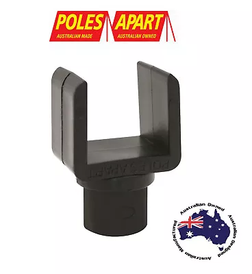 2 X 22-25mm Square U Clip For Tent Poles #579 - Check Sizes!!! Poles Apart • $15.05