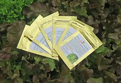 £3.99 • Buy Organic Vegetable And Salad Garden Seeds Easy & Quick To Grow  - 52 Varieties
