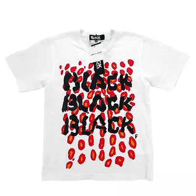 NWT COMME DES GARCONS White T-Shirt Red Leopard Print CDG Men's Size XS • $127.29