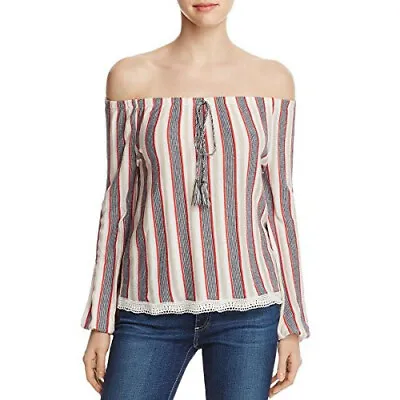 VERO MODA Women's Amari Off Shoulder Top Snow White/Semolina Large • $34.33