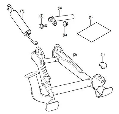 2019-2023 Genuine OE Honda CB500F Center Stand 08M70-MKP-J40 • $149.95