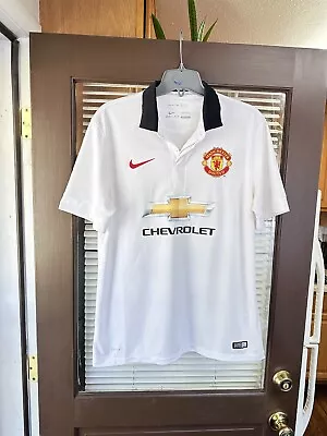 Authentic Nike Manchester United 2014 Away Football Soccer Jersey Kit 611032-106 • $75