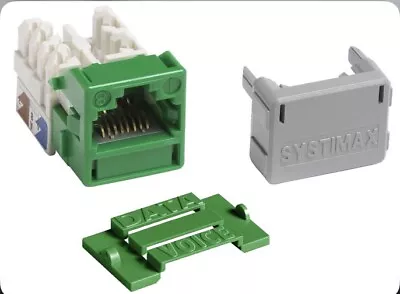 Commscope/Systimax MGS400-262 GigaSpeed Green Cat6 Jacks (Lot Of 10) • $99.99