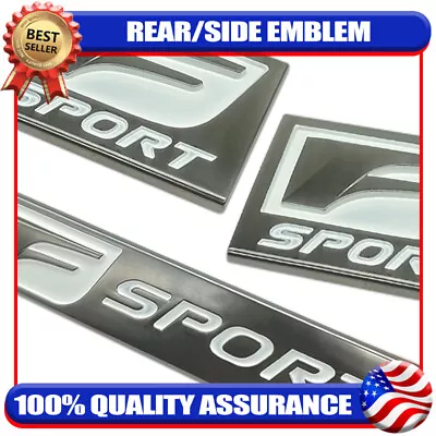 3D Trunk Lid Fender Side Bumper Roof Badge For F-Sport Emblem IS250 350 GS35 450 • $16.99