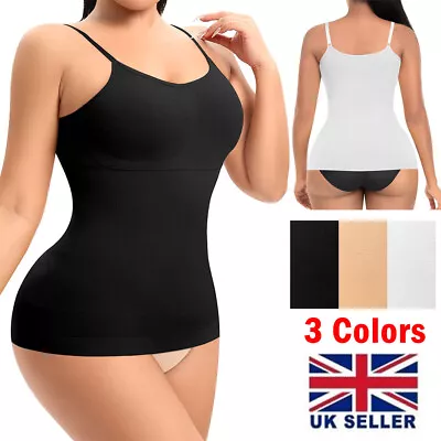 Women Tummy Control Vest Slimming Camisole Compression Cami Tank Top Body Shaper • £11.99