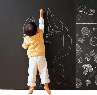 Self-Adhesive Blackboard Removable Chalkboard Wall Sticker For Home Office New • $24.95