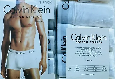 Calvin Klein Underwear Men's Boxer CK Shorts Trunks All Sizes Pack Of 3 • £17.99