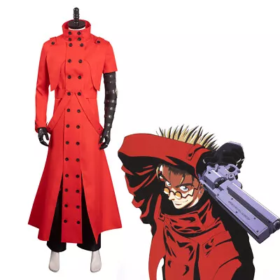 TRIGUN Vash The Stampede Cosplay Costume Outfits Halloween Carnival Party Suit • $41.85