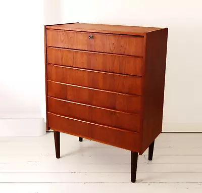 Mid Century Danish Teak Chest Of Drawers • £595