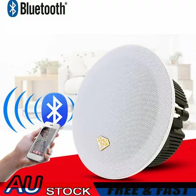 In-Ceiling Speaker Wireless Bluetooth Speaker Wall Sound Home Bathroom Amplifier • $110.99