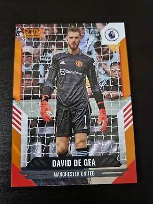 David De Gea 2021-22 Panini Score Soccer Card /99 Orange Lava Man United • £6