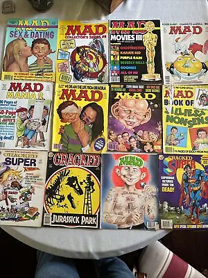 Lot 12 Vintage MAD Magazine And Cracked Super • $24.99