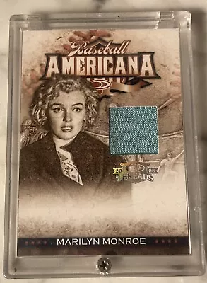 2008 Marilyn Monroe Number 417/500 Patch Card • $100