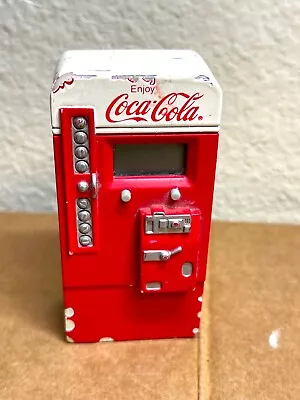 2000 Coca-Cola Digital Mini Clock Vintage Coke Vending Machine UNTESTED • $9.99