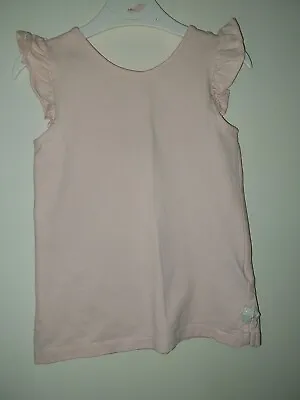 Girls Pink Short Sleeved Top - Age 2-3 Years - MAGGIE & ZOE • £1.50