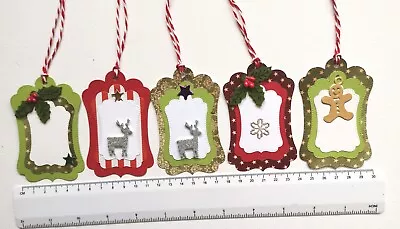 £1.60 • Buy Handmade Christmas  Gift Tags, Set Of 5 