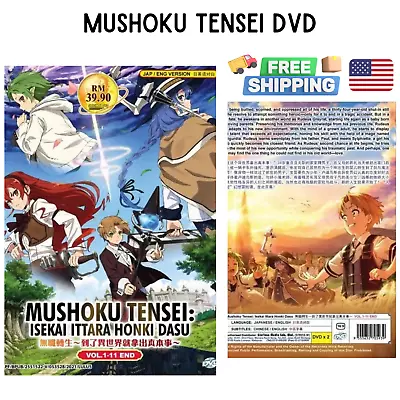 DVD Anime Mushoku Tensei : Isekai Ittara Honki Dasu Vo 1-11 End English Dub • $36.90