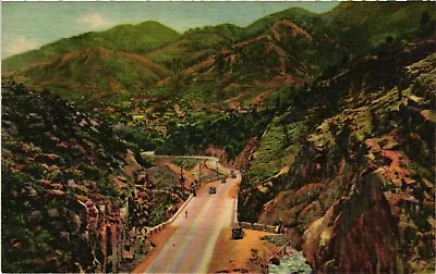 Linen Postcard Manitou Springs Seen From Ute Pass Sanborn Souvenir Unposted • $4