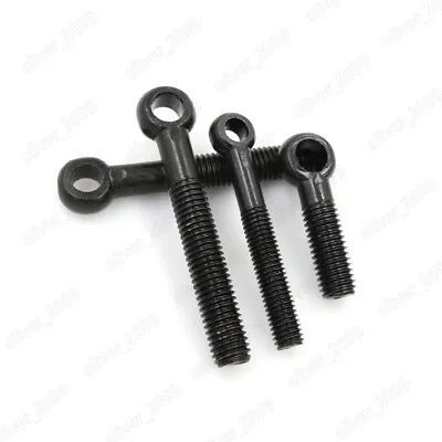 Black Steel Eye Bolts M5 M6 M8 M10 M12 M14 DIN444 • $15.96