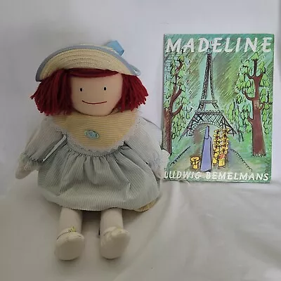 Vintage Eden 1990's Madeline Book And Doll With Tag Approx 18   • $30