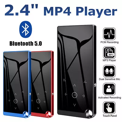 Portable Bluetooth 5.0HiFi MP3 Player Lossless Music Support 128GB Micro SD Card • $23.55