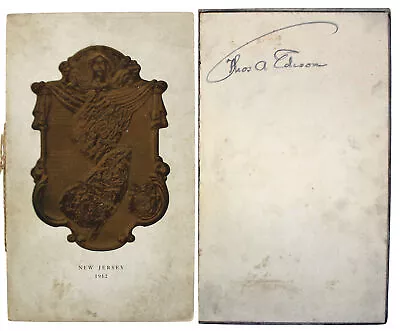 Thomas Edison Authentic Signed 5.5x9 INC Pamphlet Book PSA/DNA #AM44480 • $2599.99