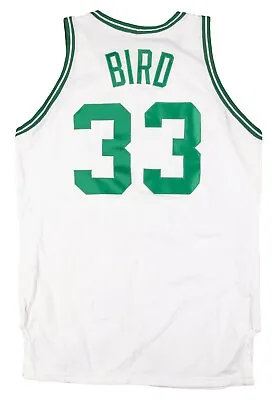 The Finest 1987-88 Larry Bird Game Used Boston Celtics Home Jersey MEARS A10  • $24995