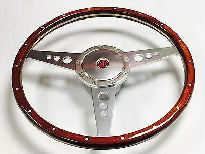 MGA Classic 14  Woodrim Steering Wheel With MGA Boss  • $174.95