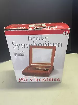 Mr Christmas 2002 Holiday Symphonium Music Box 16 Gold Discs Tested Working • $49.99