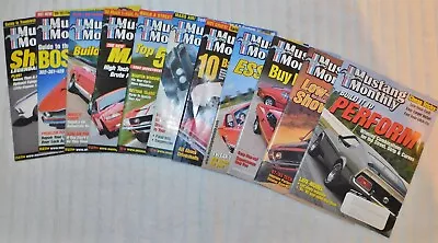 MUSTANG MONTHLY Magazine JAN FEB MAR APR MAY JUN JUL AUG OCT NOV DEC 2002 Issues • $45