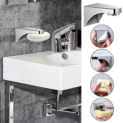 1/2/3x Bathroom Soap Holder ABS Soap Holder Hotel Home Magnetic Soap Dispenser • £7.15