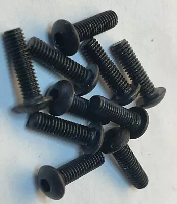 (10) M4-0.70x13mm 10.9 Socket Button Head Screw Bolts Black Steel Allen (24F91) • $3.99