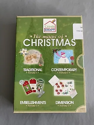 £1.75 • Buy Create And Craft The Magic Of Christmas 4 Disc CD Rom Box Set