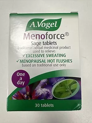 Menopausal A.Vogel Menoforce Sage Tablets • £5